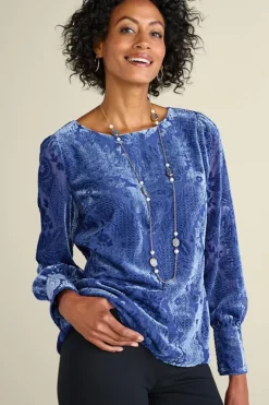 Soft Surroundings Tops-Vanetta Velvet Top