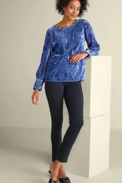 Soft Surroundings Tops-Vanetta Velvet Top