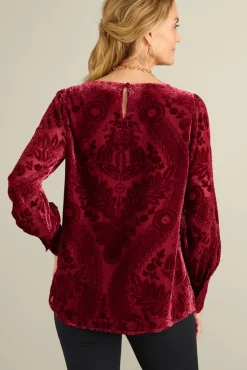 Soft Surroundings Tops-Vanetta Velvet Top