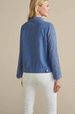 Soft Surroundings Jackets & Coats-Varese Linen Blend Jacket