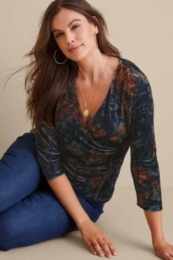 Soft Surroundings Tops-Velvet Alyssa Knit Top