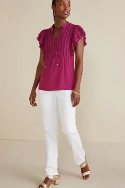 Soft Surroundings Tops-Victoria Ruffle Tunic