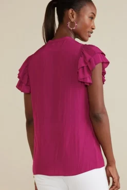 Soft Surroundings Tops-Victoria Ruffle Tunic