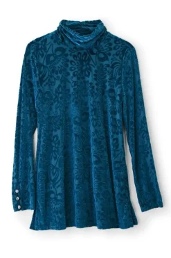 Soft Surroundings Tops-Walden Velvet Turtleneck