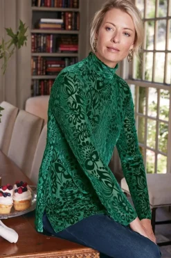 Soft Surroundings Tops-Walden Velvet Turtleneck