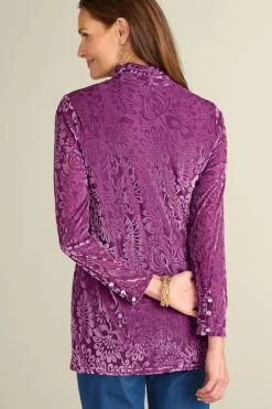 Soft Surroundings Tops-Walden Velvet Turtleneck