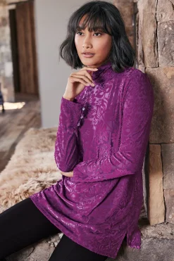 Soft Surroundings Tops-Walden Velvet Turtleneck
